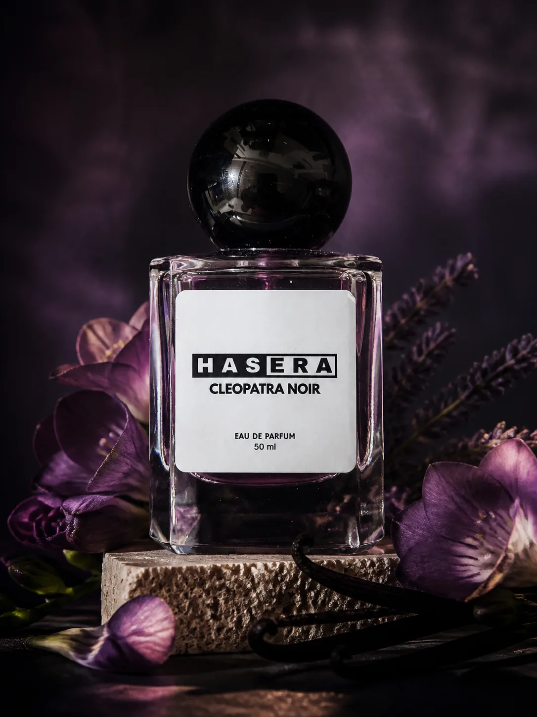 Cleopatra Noir, Floral Oriental, Lavender Vanilla