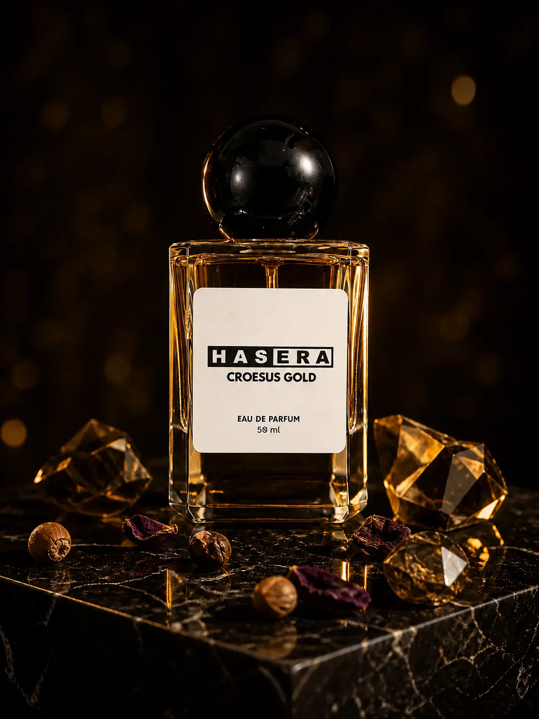 Croesus Gold, Gourmand Manis, Amber Woody
